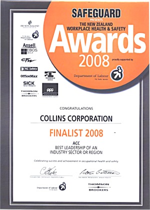 2008 health and safety award