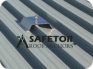 Installed High Profile Tray Roof Anchor